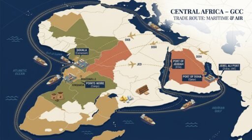 central africa trading route