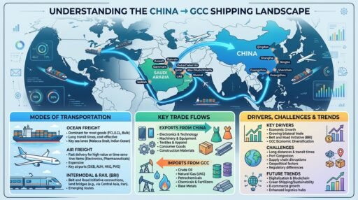 China to GCC shipping